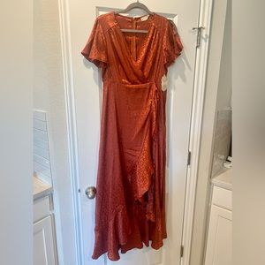NWT Altar’d State Rust Dress, Size M